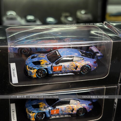 CW Model 1:64 宝马M4GT3 合金车模汽车模型收藏摆件