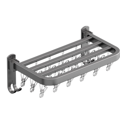 免打孔折叠内衣袜晾晒夹子