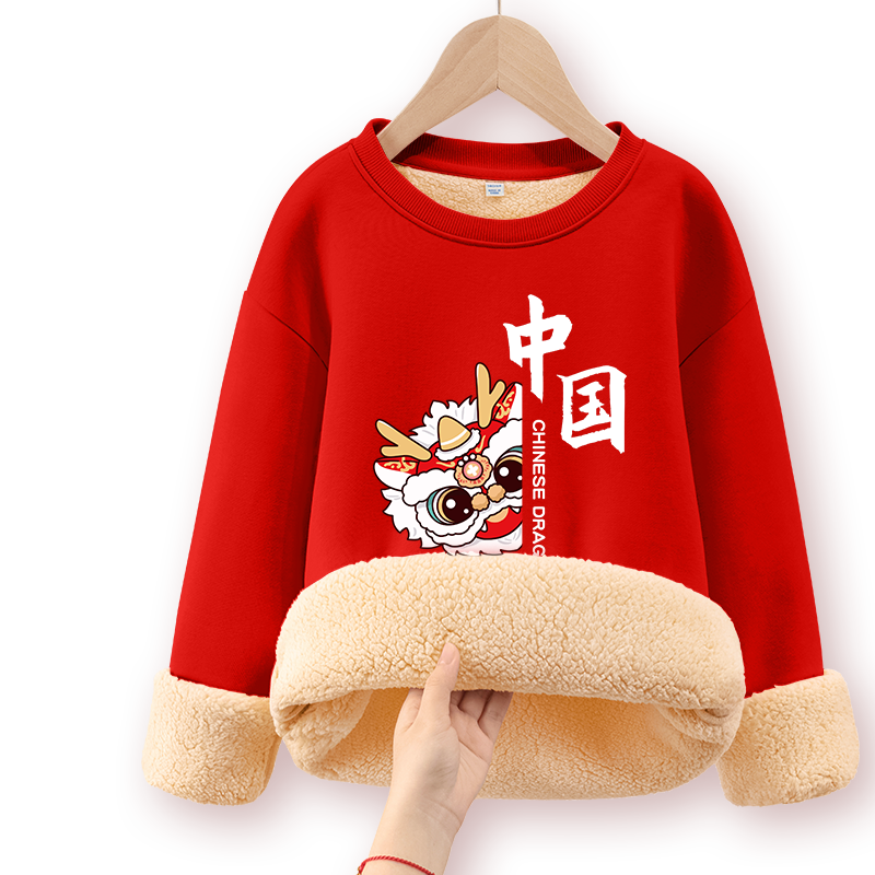 加绒卫衣真维斯童装休闲舒适