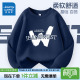 薄款 真维斯童装 t恤春装 上衣男孩长袖 运动衣 男童卫衣春秋儿童春装