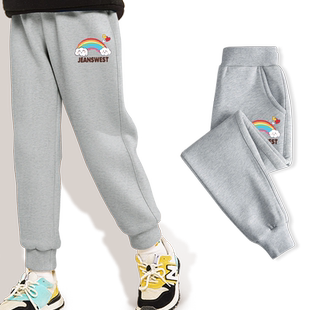 真维斯童装女童裤子春秋儿童春装洋气运动裤女大童不加绒休闲长裤