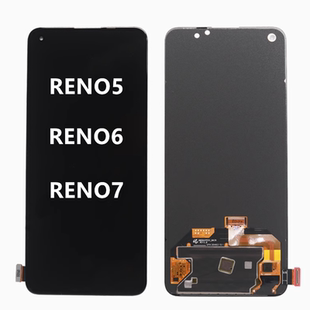 适用于oppo reno7原厂拆机reno8显示液晶 Reno5屏幕总成原装 reno6