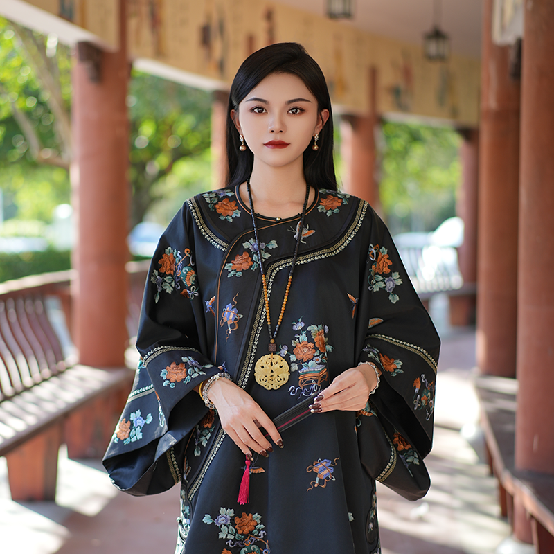 【绣春】复古新中式古董衣桑蚕丝汉服上装