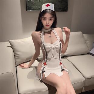 性感护士服cos护士制服纯欲辣妹小胸显大女睡衣角色扮演趣味内衣