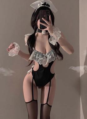 小野猫制服诱.惑套装cosplay猫咪兔女郎COS服装女.仆装萌系纯欲