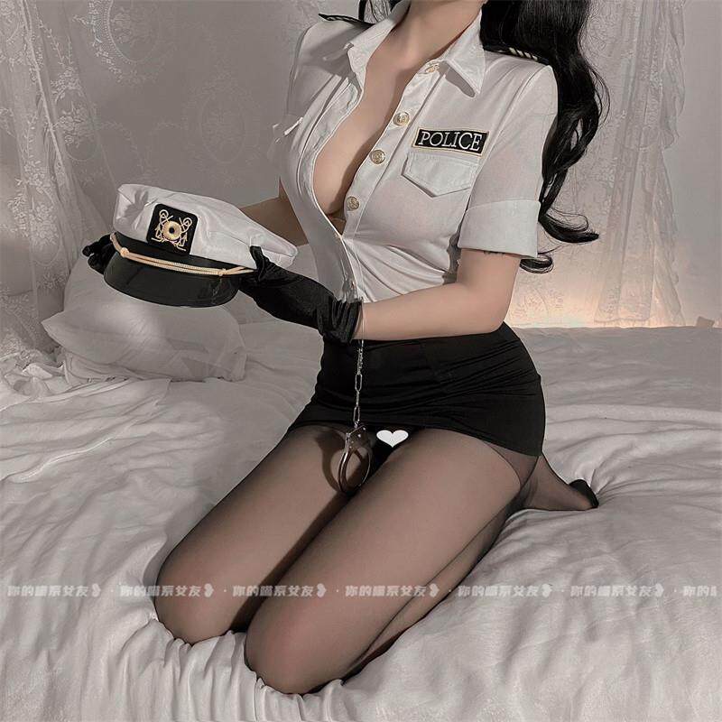 性感女警cos服空姐机长搜查官制服免脱秘书包臀短裙诱惑夜店套装