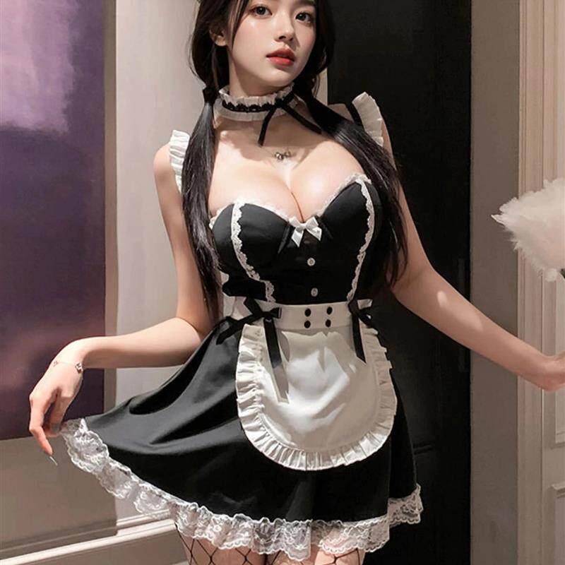 女仆cos服性感内衣情感清纯可爱萌系纯欲套装黑丝cosplay女佣制服