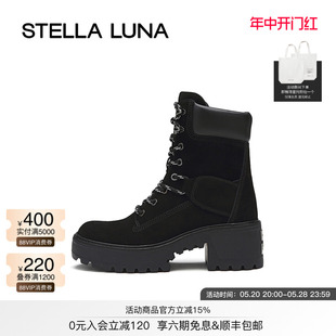 短靴厚底户外靴登山靴露营靴马丁靴 秋冬新款 LUNA女鞋 STELLA