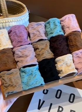 无接缝提花肌肤高级感面膜发圈皮筋女高弹力高弹力绳发绳头绳头饰