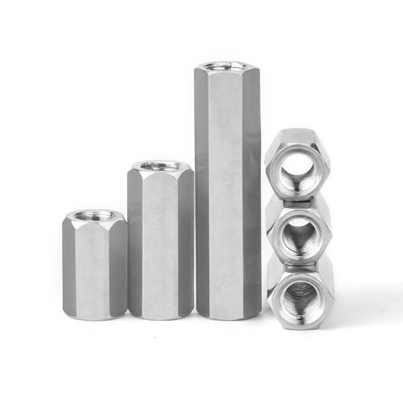 双通不锈钢柱加长螺母柱六角柱螺杆支撑隔离柱接头铜柱螺柱M3M4