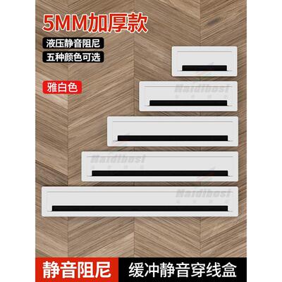 电脑办公桌穿线孔书桌面孔盖装饰盖过线孔盖书桌方形封口盖走线盒