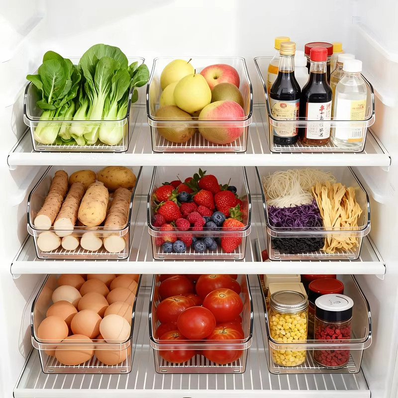 冰箱收纳盒整理盒大容量食品级厨房专用鸡蛋蔬菜水果冷冻储物神器,收纳整理,食物收纳盒,淘宝优惠券,粉丝福利购,淘宝优惠卷