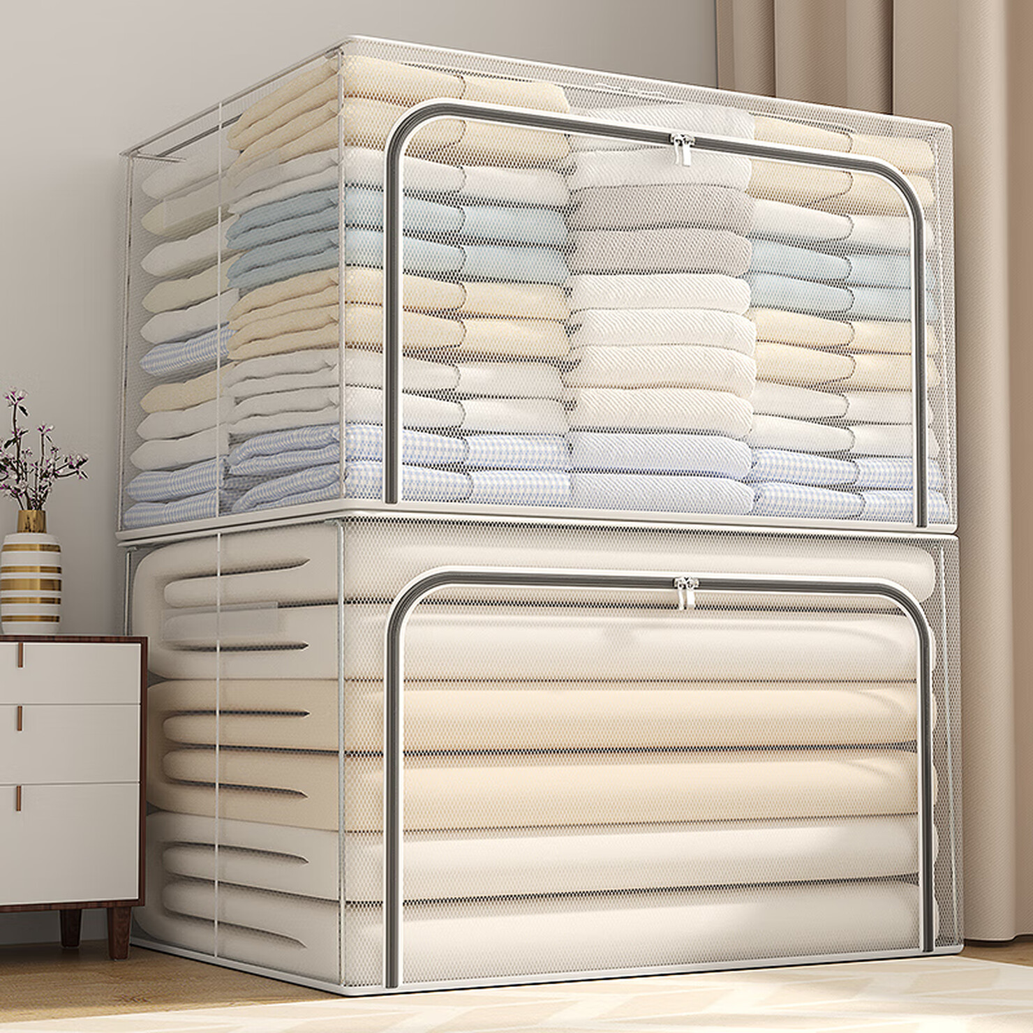 透明收纳箱防水防尘换季整理神器