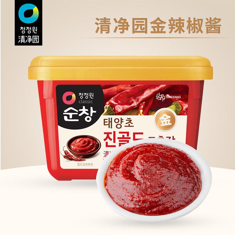 正宗清净园韩式辣酱450g 韩国进口辣椒酱石锅拌饭炒年糕部队火锅,粮油调味/速食/干货/烘焙,辣椒酱,淘宝优惠券,粉丝福利购,淘宝优惠卷