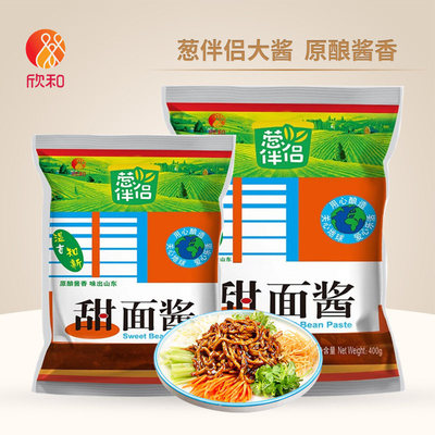 欣和葱伴侣甜面酱180g400g蘸酱