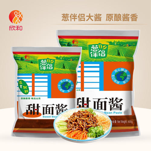 欣和葱伴侣甜面酱180g400g蘸酱