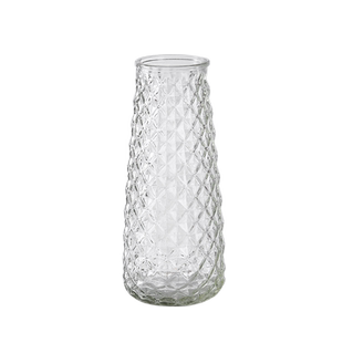 网红简约现代创意玻璃花瓶透明水培植物插花玫瑰百合餐桌摆件家用