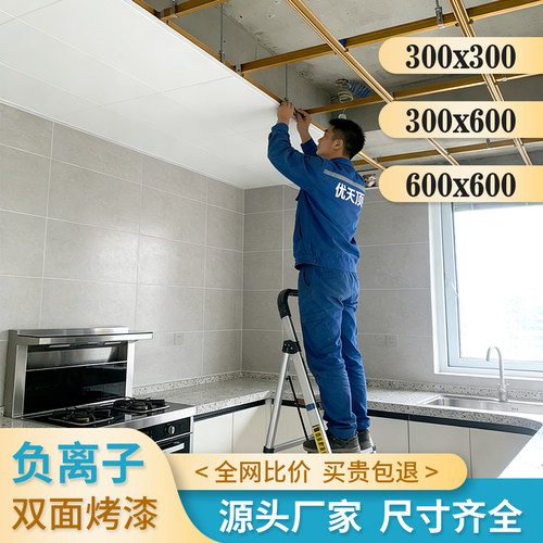 300x600铝扣板客厅厨卫集成吊顶