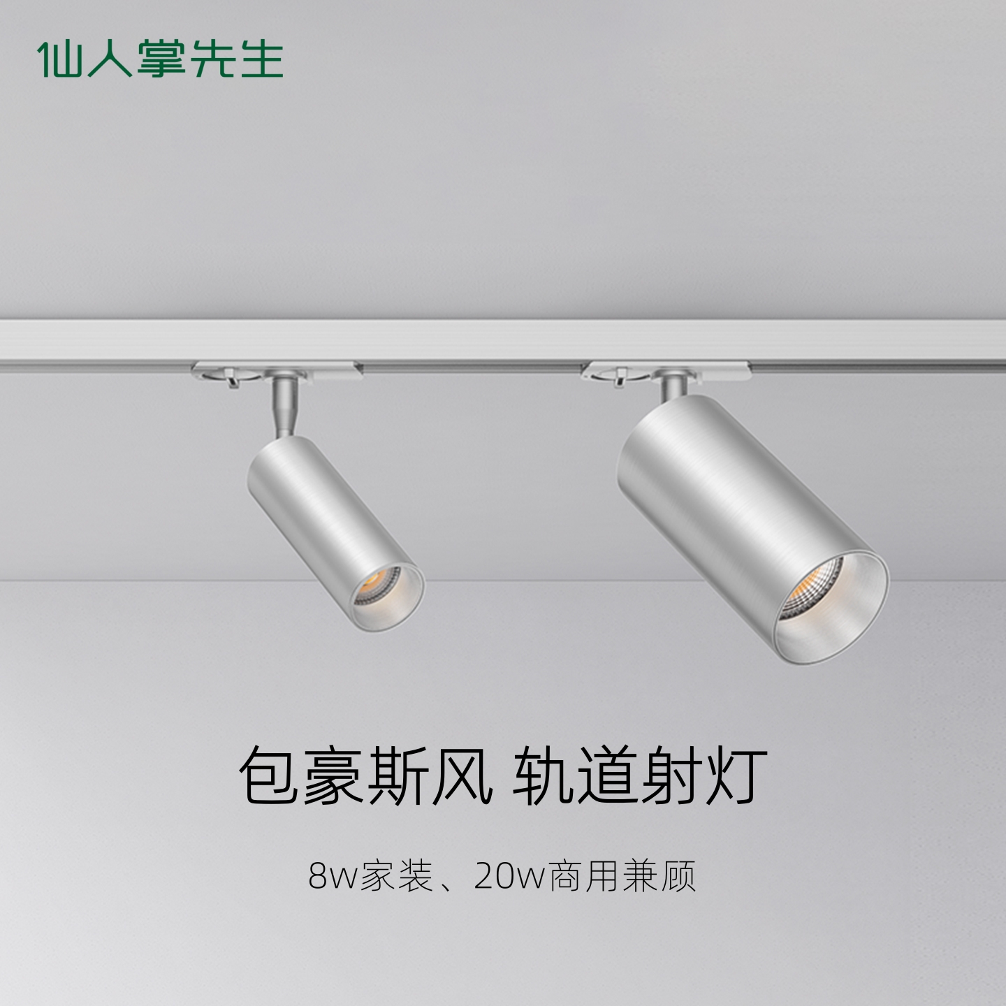 仙人掌先生明装轨道射灯深防眩
