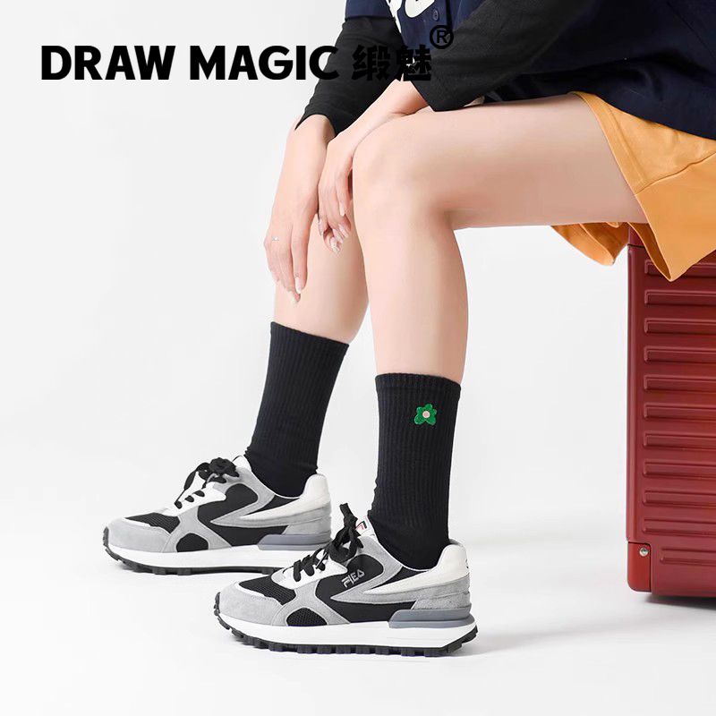 韩国小花刺绣女东大门长筒袜袜子