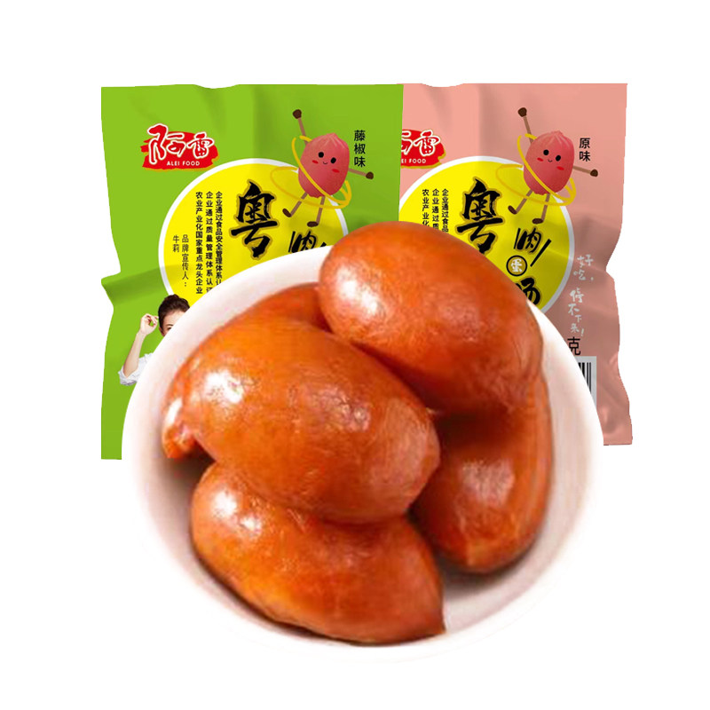 阿雷肉蛋肠30g*15个台式烤肠热狗肠即食小吃零食小香肠泡面搭档