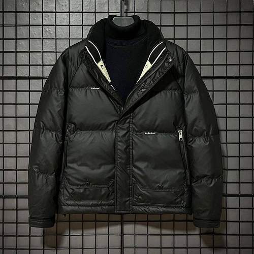 凯乐石薄荷冬季立领羽绒服男士短款加厚面包服冬季新款亮面男生冬