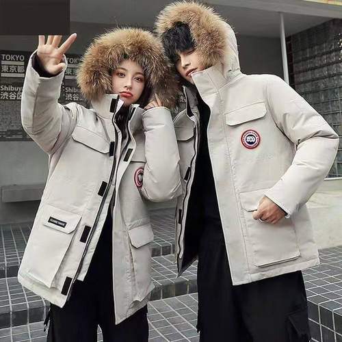 凯乐石薄荷冬季大码鹅工装羽绒服男中长款2025新情侣派克服男装加