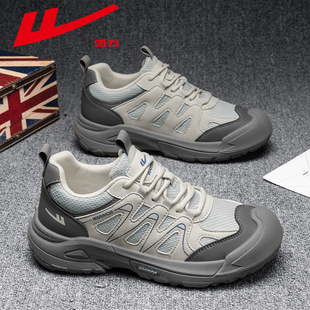 回力鞋子男户外登山鞋新款秋季防滑耐磨男款潮流百搭软底运动鞋M