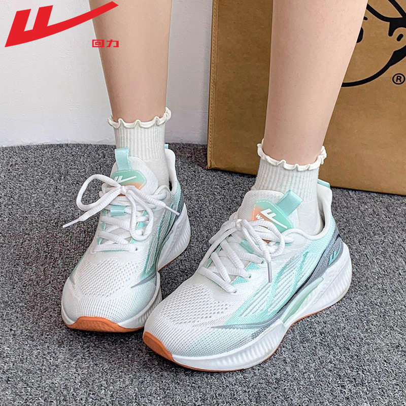 回力女鞋运动鞋女款2025秋季网面透气休闲鞋子厚底户外潮流跑步T