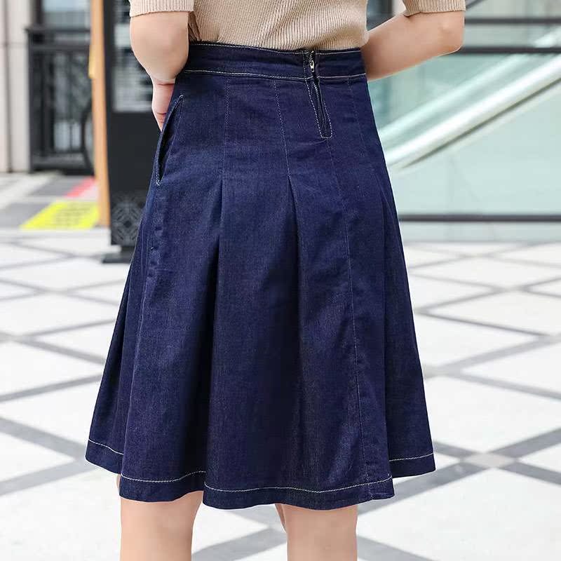 高腰牛仔半身裙女百搭夏装加肥加大码胖mm200斤包臂A字中长裙|msdalam kategori Butik wanita / wanita, skirt - dari Buy2taobao.com untuk memberikan perkhidmatan ejen Taobao profesional membeli