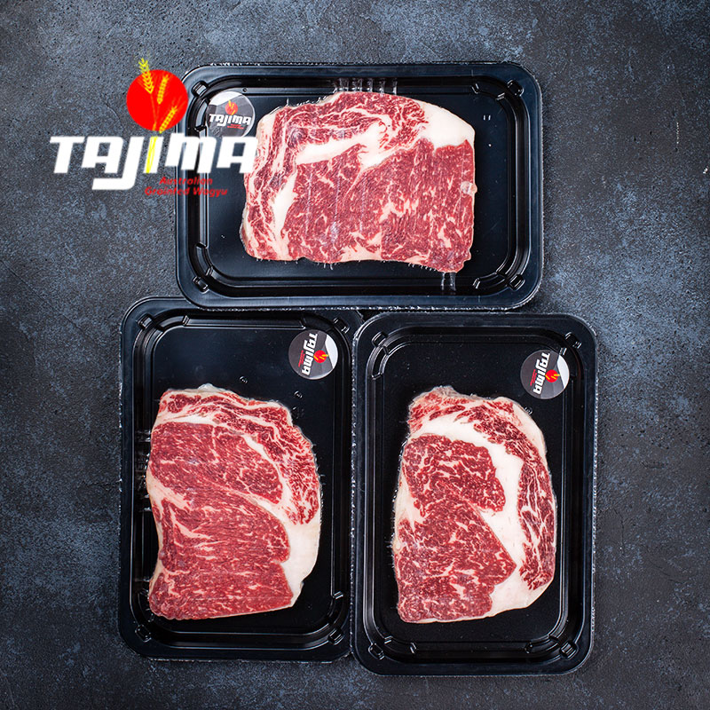Tajima澳洲M6和牛肉眼牛排进口原切新鲜整切原味冷冻雪花牛肉