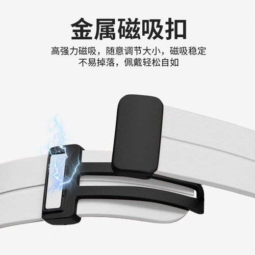 利澳适中硅胶手表带中光