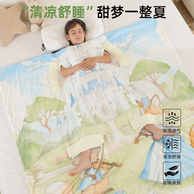 婴儿睡袋薄款夏季防踢被神器