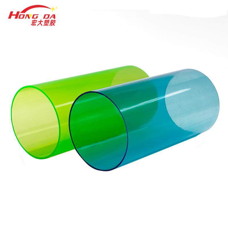 厂家供应外径6-90mmPVC透明管ABSPC透明拉管装饰塑胶管PVC透明管