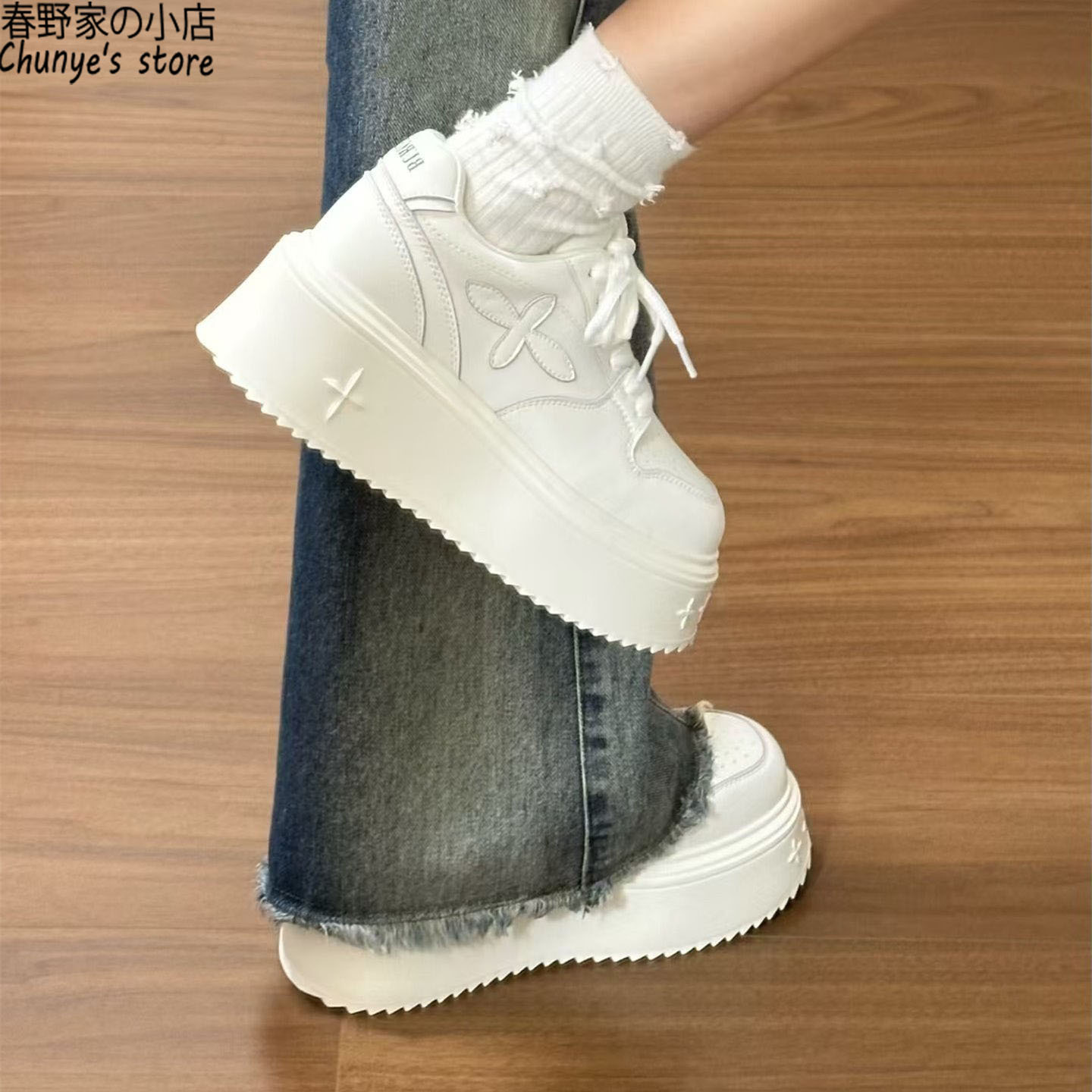 原创正品小白鞋春野家板鞋