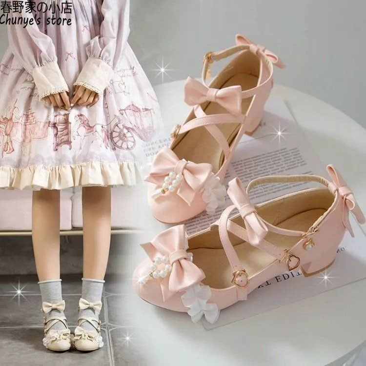 可爱新款制服jk小女孩皮鞋春野家