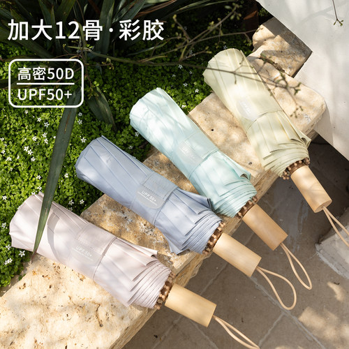 纯色伞也可以这么小众哦！！