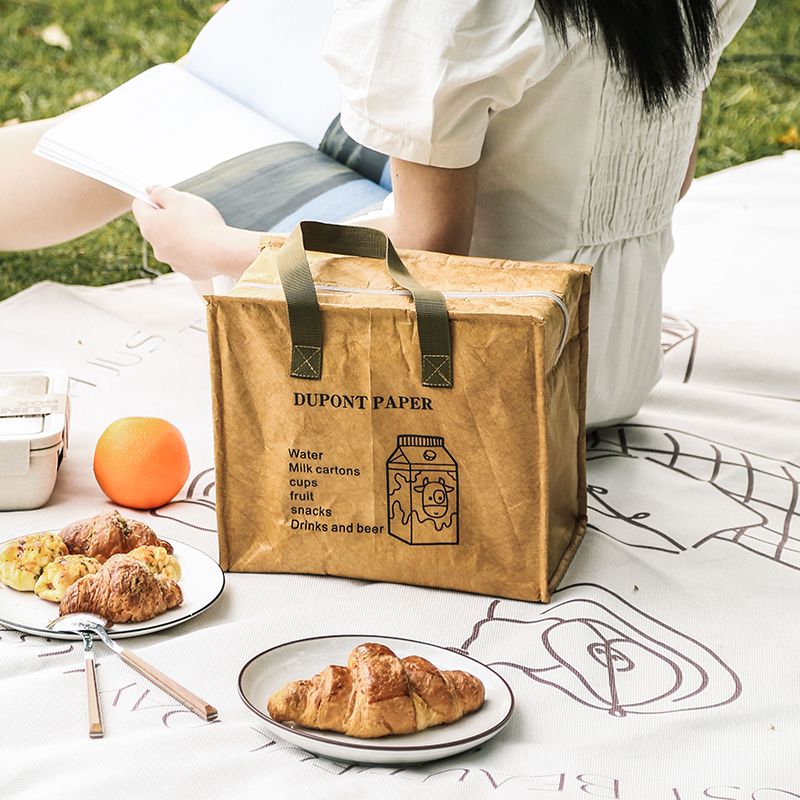 保温杜邦纸饭盒包野餐露营收纳袋
