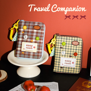 出国护照收纳包保护套防盗刷银包票夹多功能旅行passport防盗卡包