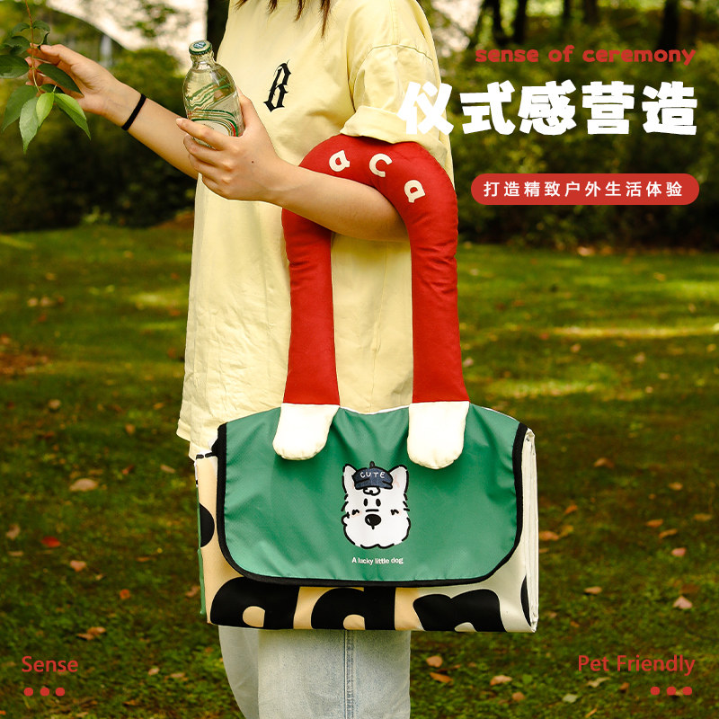 防潮垫加厚露营帐篷内垫便携草坪沙滩防水垫子户外地垫速营野餐垫