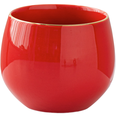 红色功夫茶杯高温陶瓷茶杯主人杯茶碗品茗杯家用茶具个人喝茶杯子