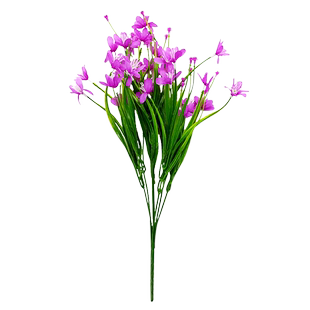 假花绢花仿真花春草兰花单束花摆件客厅卧室餐桌单支绢布插花装饰