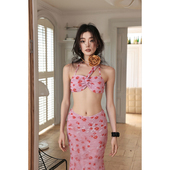 微风假日分体泳衣女三件套性感度假高级感度假纯欲绝美聚拢泳装