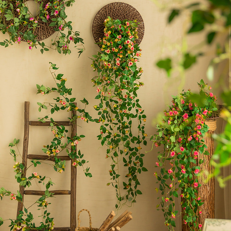 雨麦墙面装饰花壁挂玫瑰花