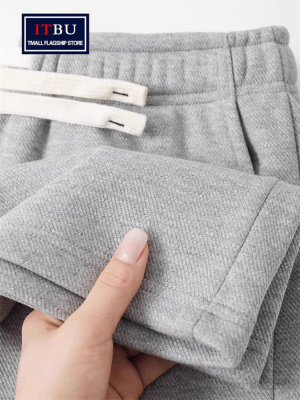 高端重磅斜纹直筒卫裤男士2025新款春秋冬季男裤运动休闲裤子男款