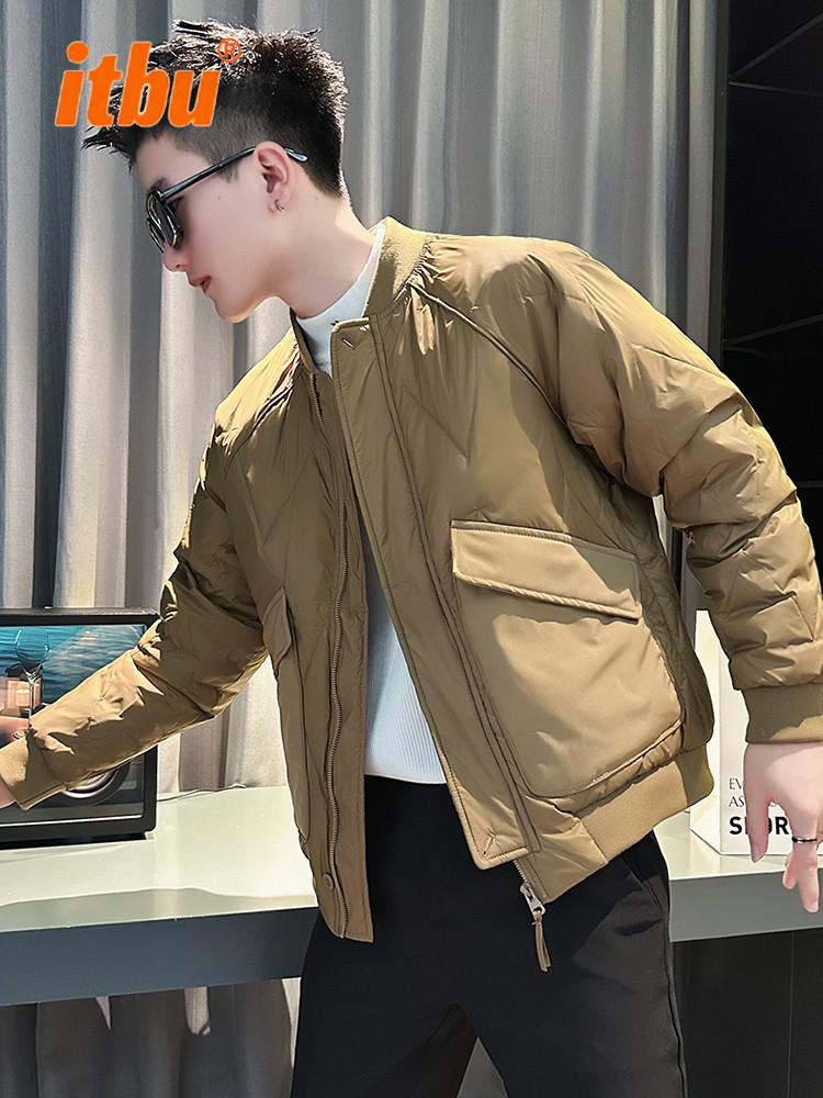 高端棉服外套男士2025新款秋冬季加厚潮牌休闲棒球服夹克棉衣男款