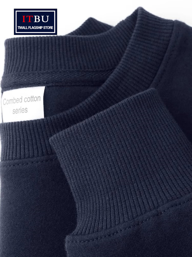 重重量圆领运动衫男士长袖t恤2025新款春秋冬男士下装衬衫休闲上,男装,卫衣,淘宝优惠券,粉丝福利购,淘宝优惠卷