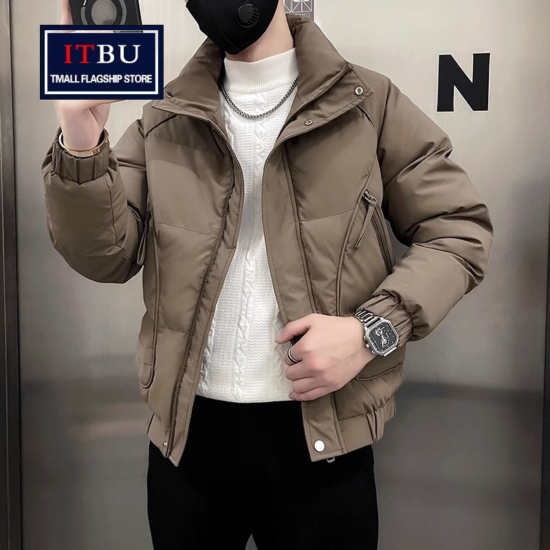 高端羽绒棉服男士外套秋冬季2025新款爆款高级感夹克加厚棉衣男款