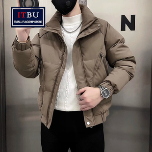 高端羽绒棉服男士外套秋冬季2025新款爆款高级感夹克加厚棉衣男款