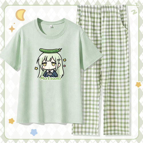 BanGDream若叶睦家居服睡衣T恤